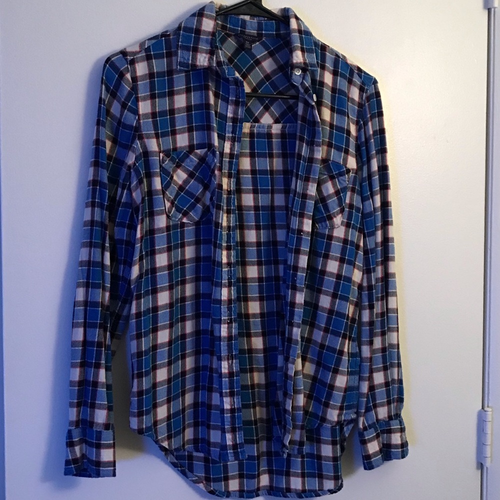 Blue flannel